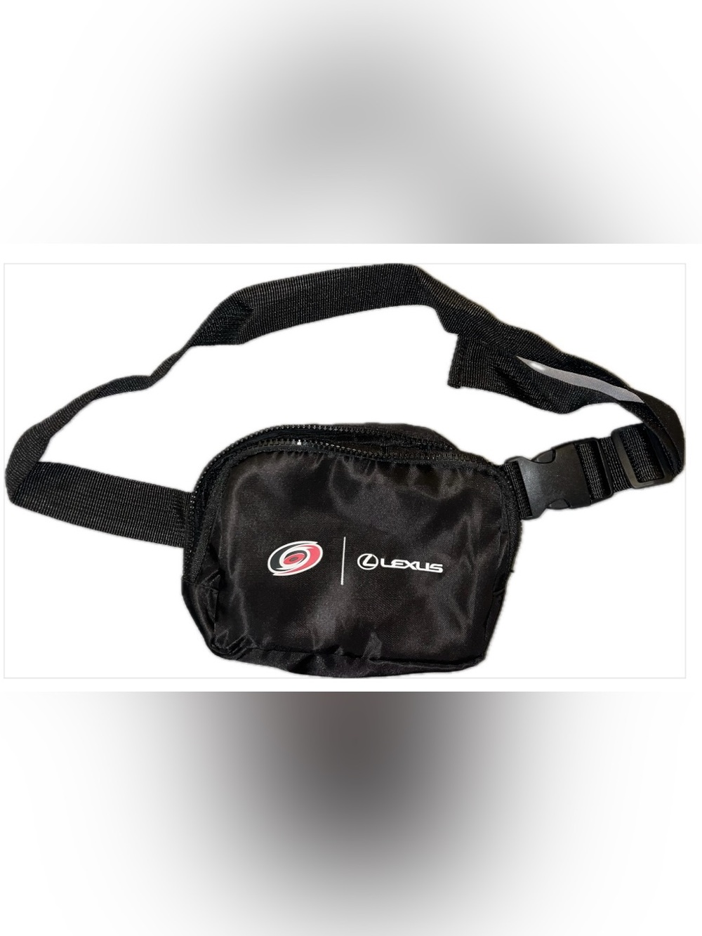 Carolina Hurricanes - Lexus Canes Logo Black Crossbody Pouch